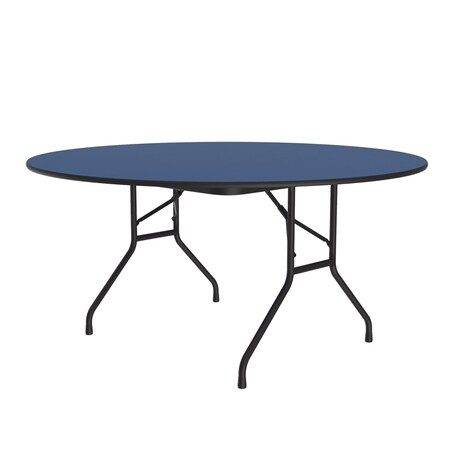 Correll CF HPL Folding Tables 60" Round Blue CF60PX-37